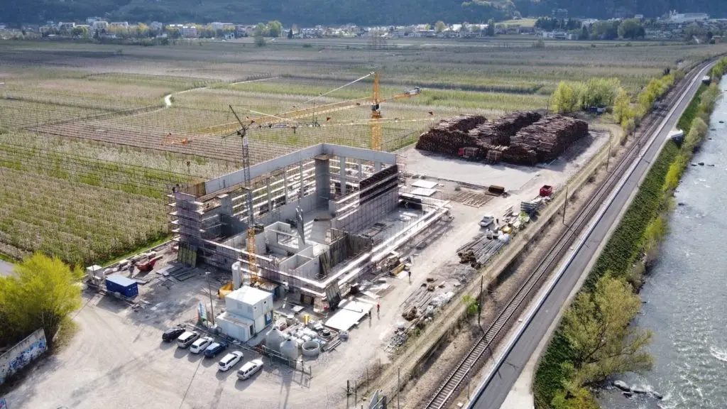 Costruzione del nuovo teleriscaldamento di Merano - Lagundo